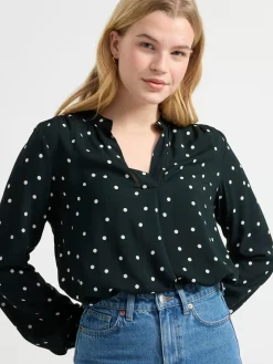 Blusar & Skjortor>Lindex Langarmad Blus Black