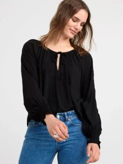 Blusar & Skjortor>Lindex Langarmad Blus Black