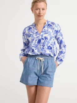 Blusar & Skjortor>Lindex Langarmad Blus Light Dusty White