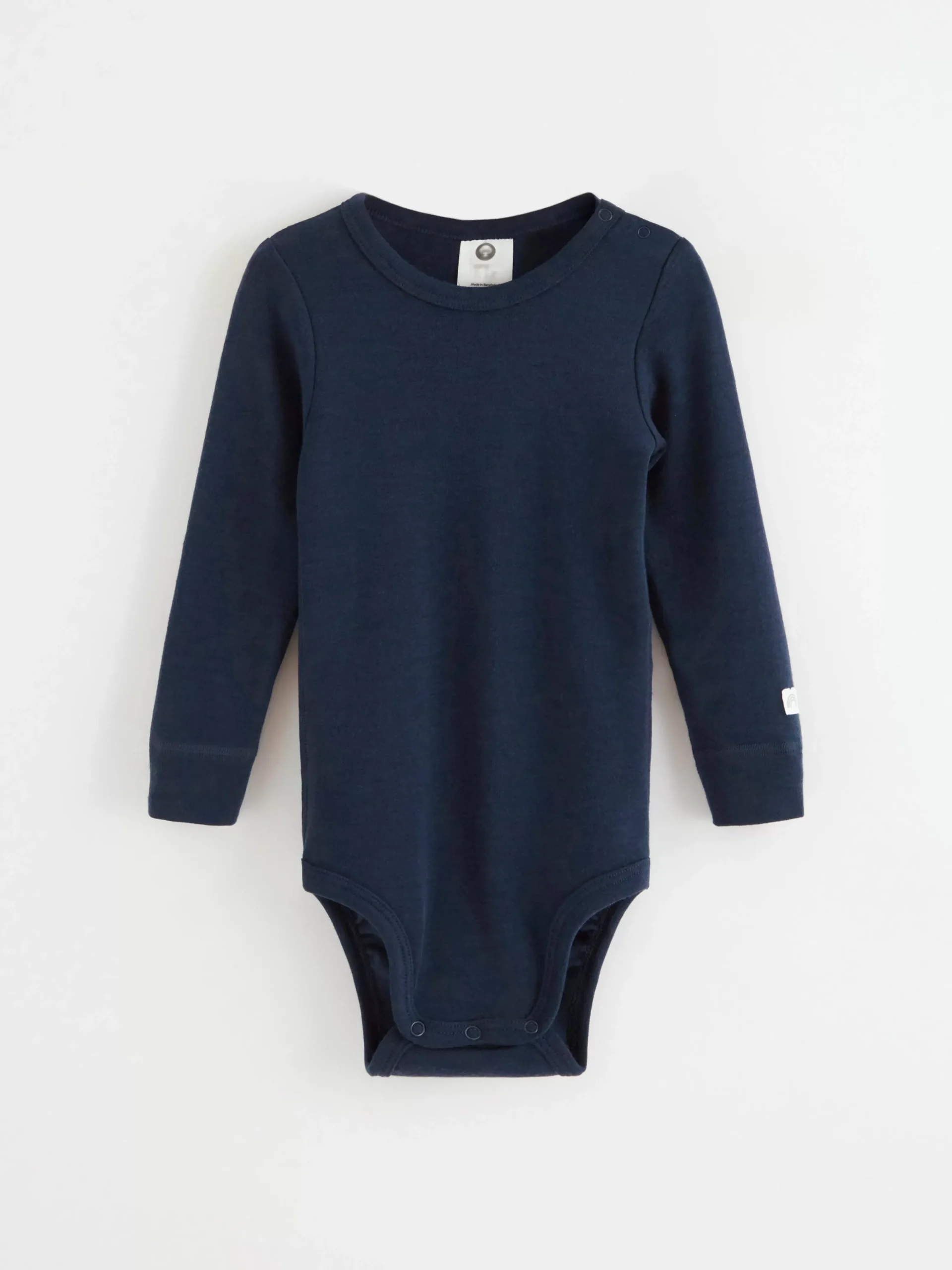 Bodies>Lindex Langarmad Body I Merinoull Navy