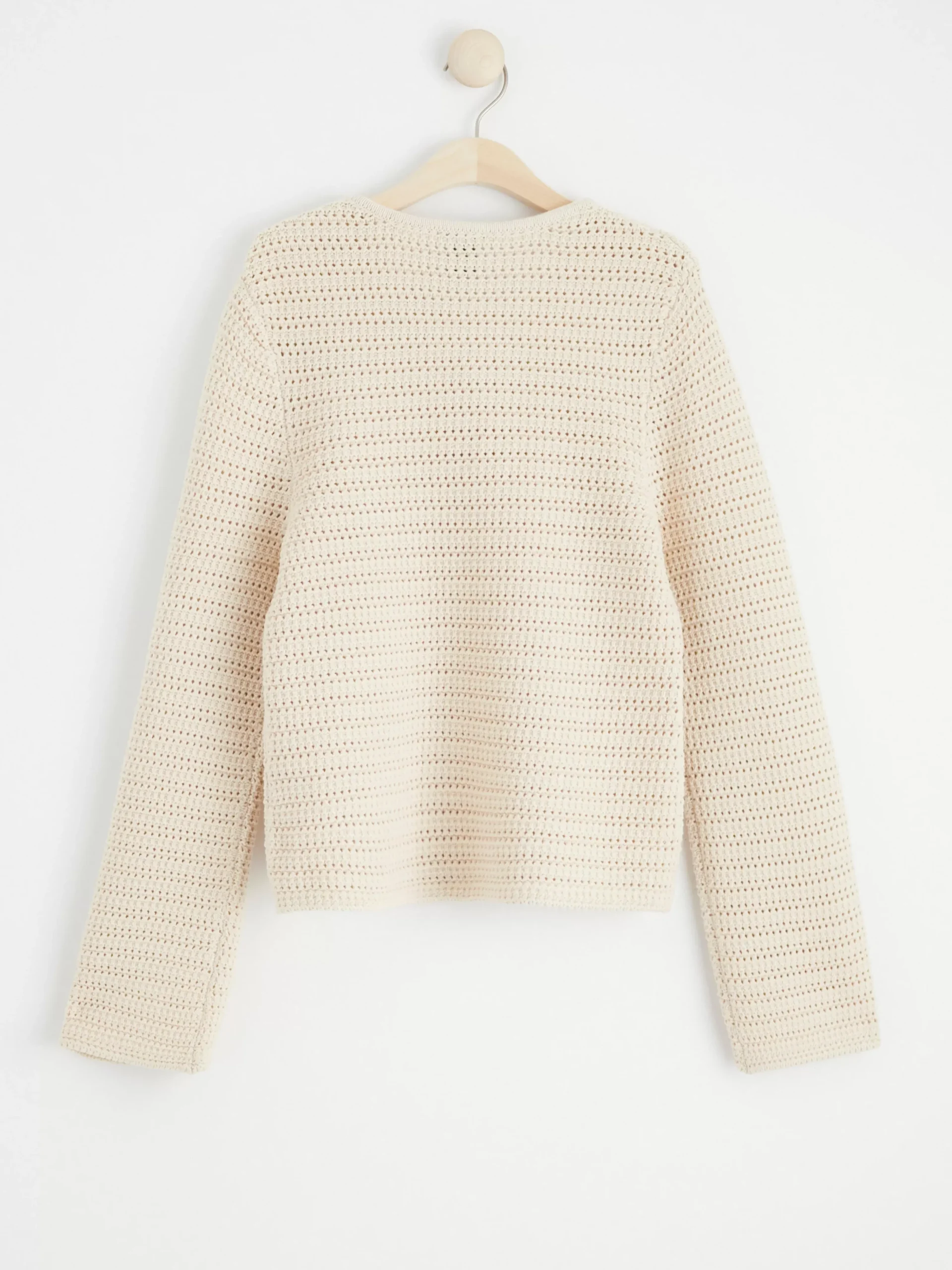 Tröjor & Cardigans>Lindex Langarmad Halstickad Troja Beige