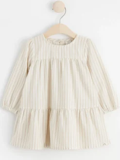 Klänningar>Lindex Langarmad Klanning Light Dusty White