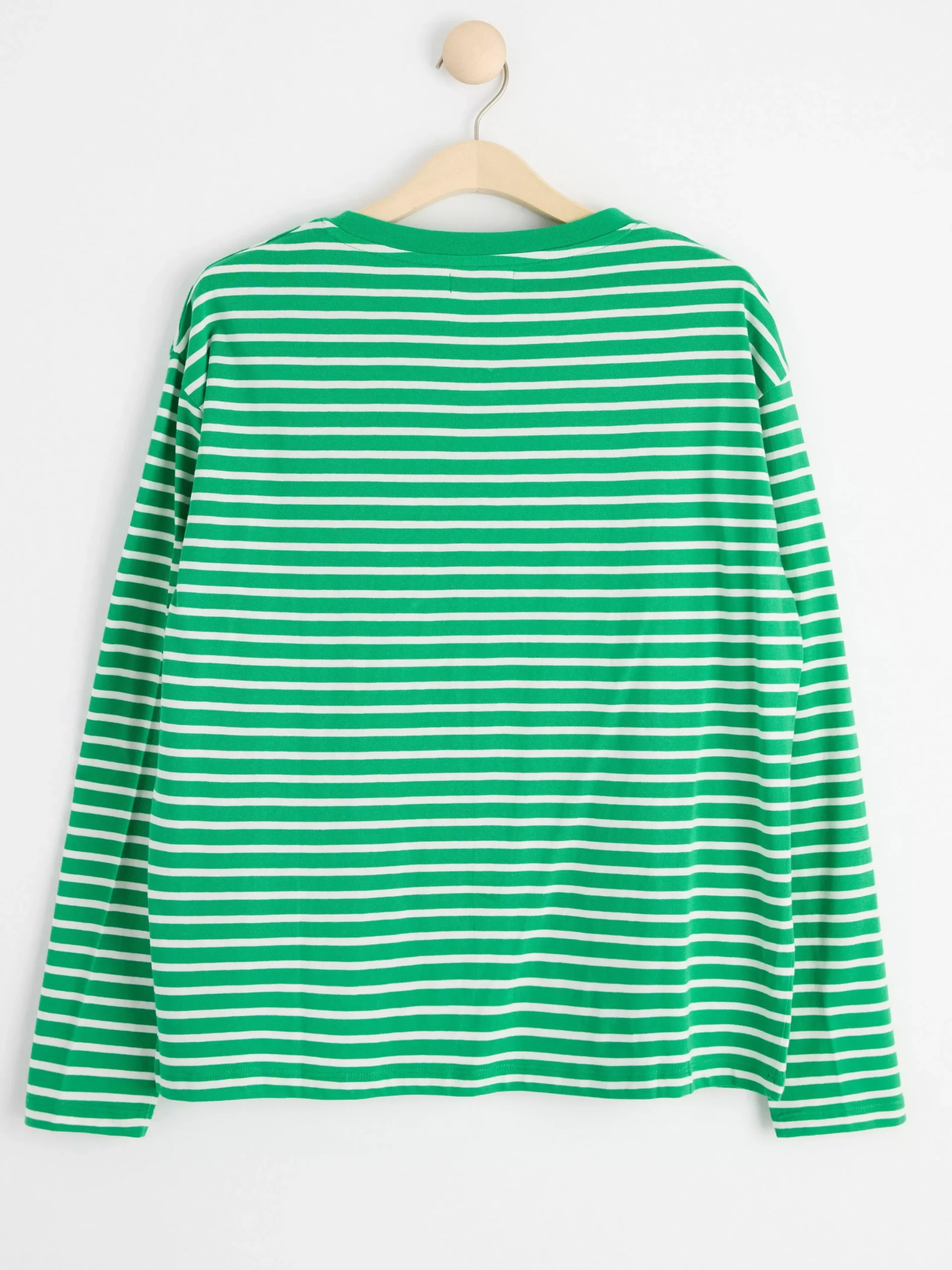 Toppar & T-Shirts>Lindex Langarmad Randig Topp Green