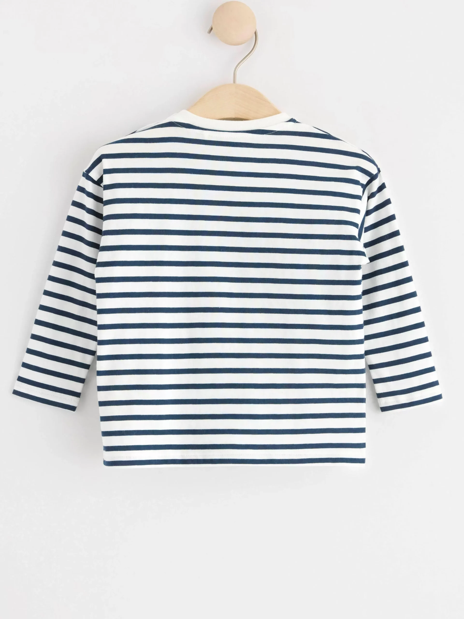 Toppar & T-Shirts>Lindex Langarmad Randig Topp Dark Blue