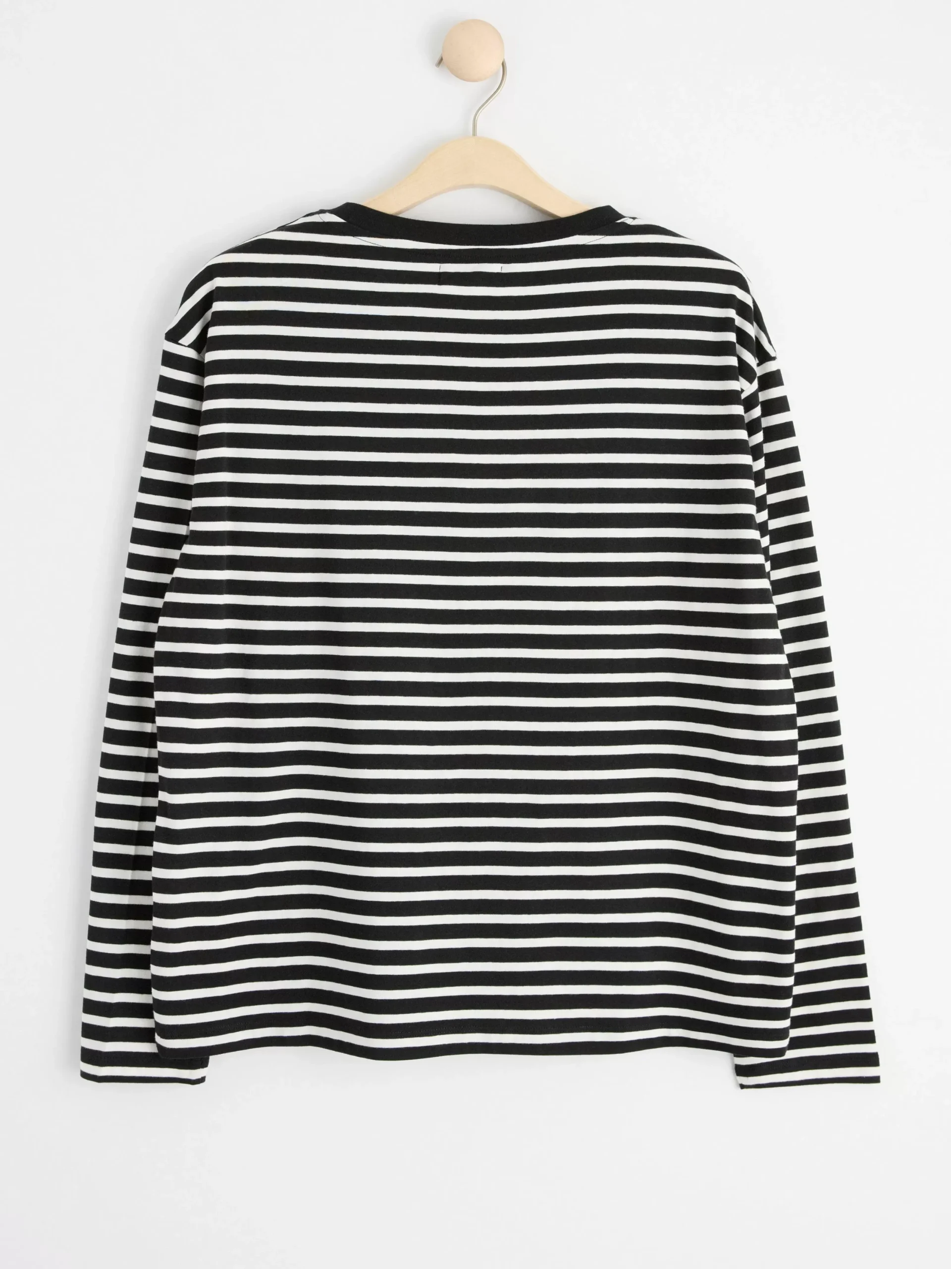 Toppar & T-Shirts>Lindex Langarmad Randig Topp Black