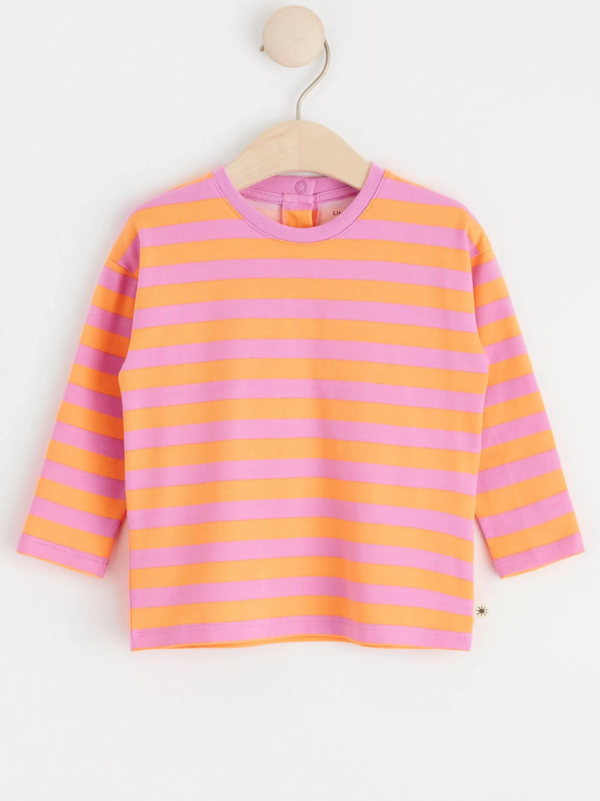Toppar & T-Shirts>Lindex Langarmad Randig Troja Light Lilac