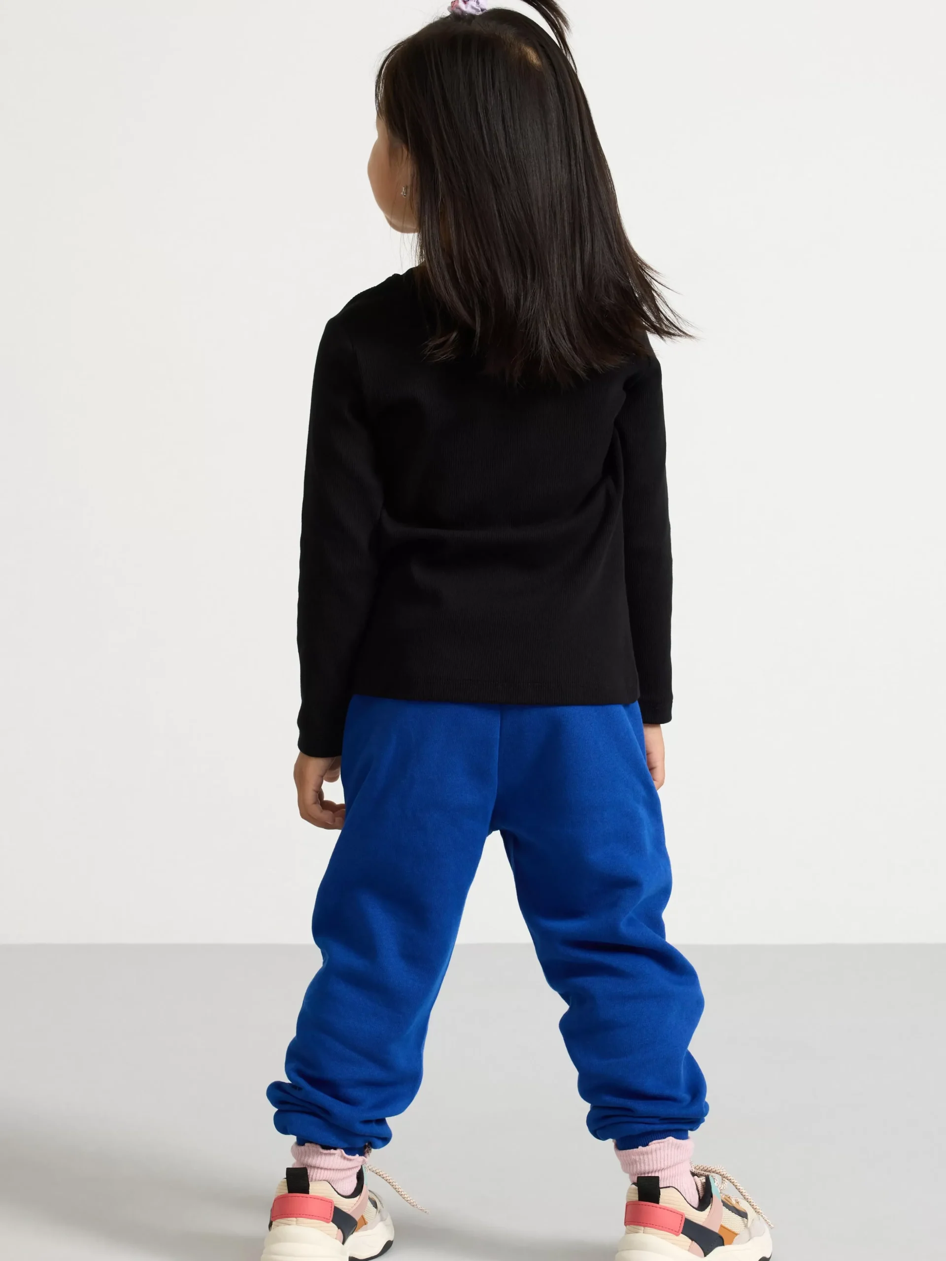 Toppar & T-Shirts>Lindex Langarmad Ribbad Topp Black