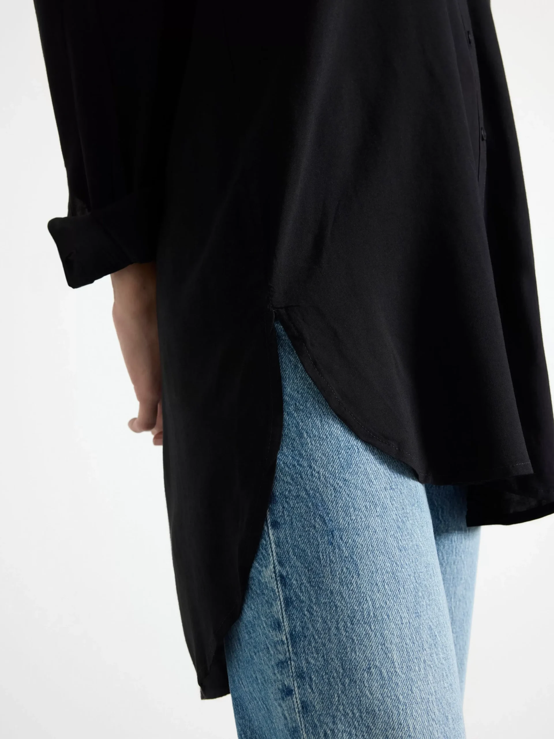 Blusar & Skjortor>Lindex Langarmad Skjorta Black