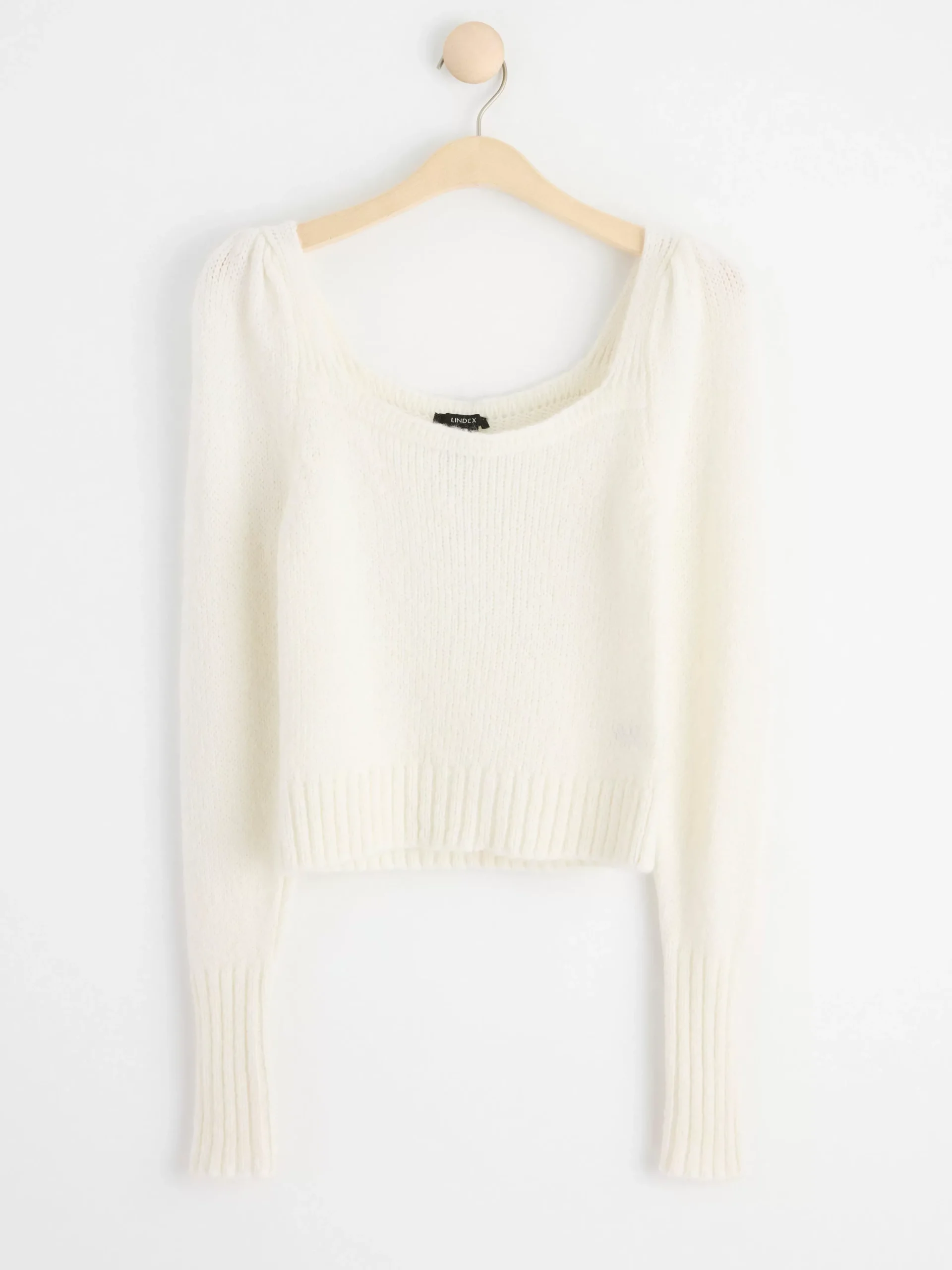 Tröjor & Cardigans>Lindex Langarmad Stickad Troja Off White