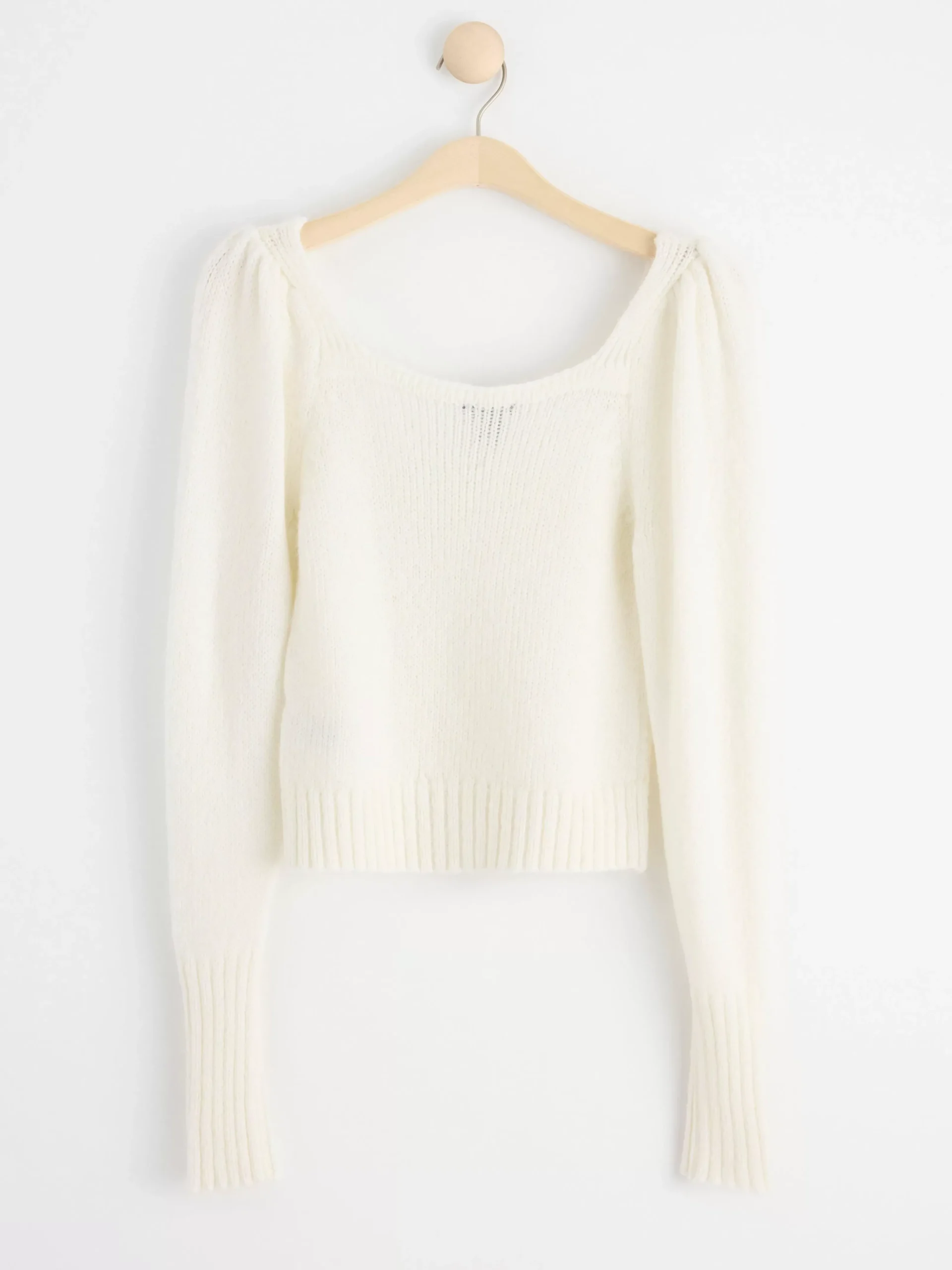 Tröjor & Cardigans>Lindex Langarmad Stickad Troja Off White