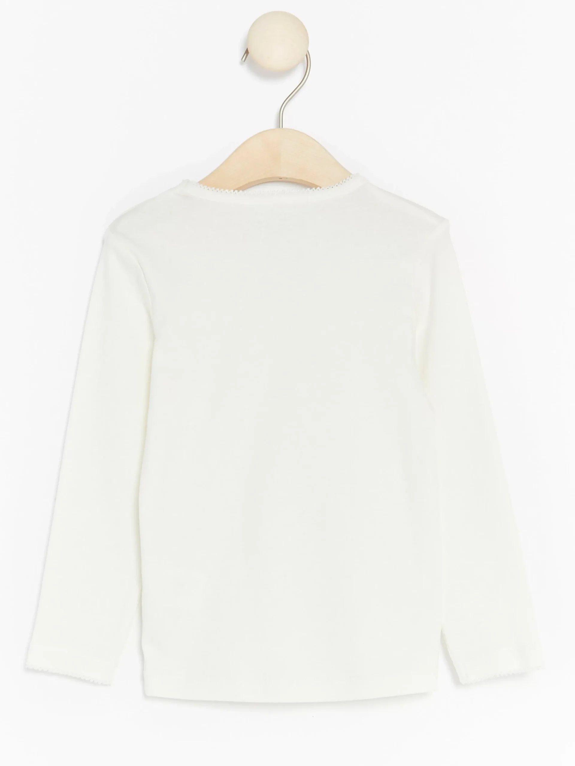 Toppar & T-Shirts>Lindex Langarmad Topp Dusty White