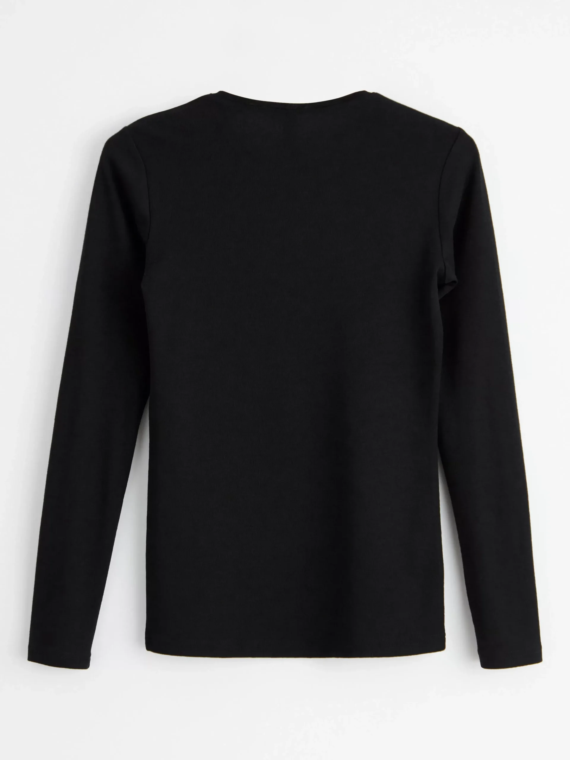 Toppar & T-Shirts>Lindex Langarmad Topp I Merinoull Black