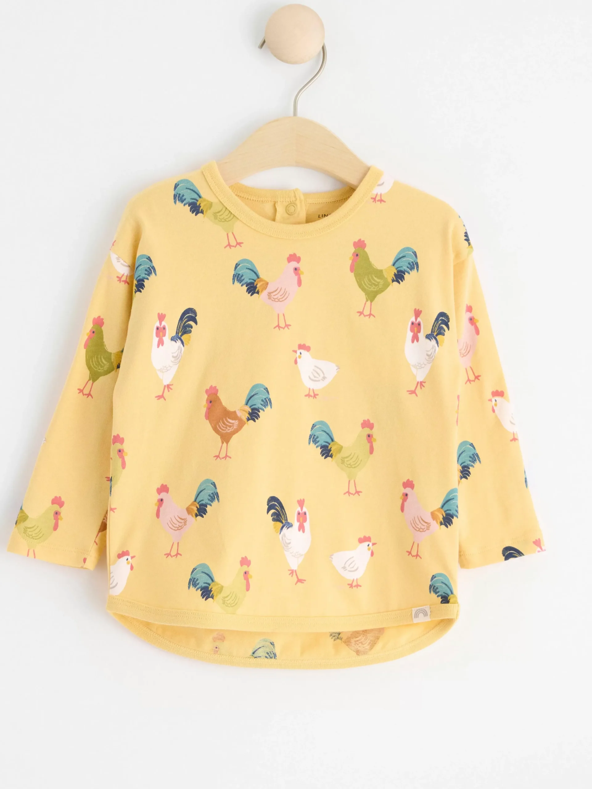Toppar & T-Shirts>Lindex Langarmad Topp Med Tuppar Light Dusty Yellow