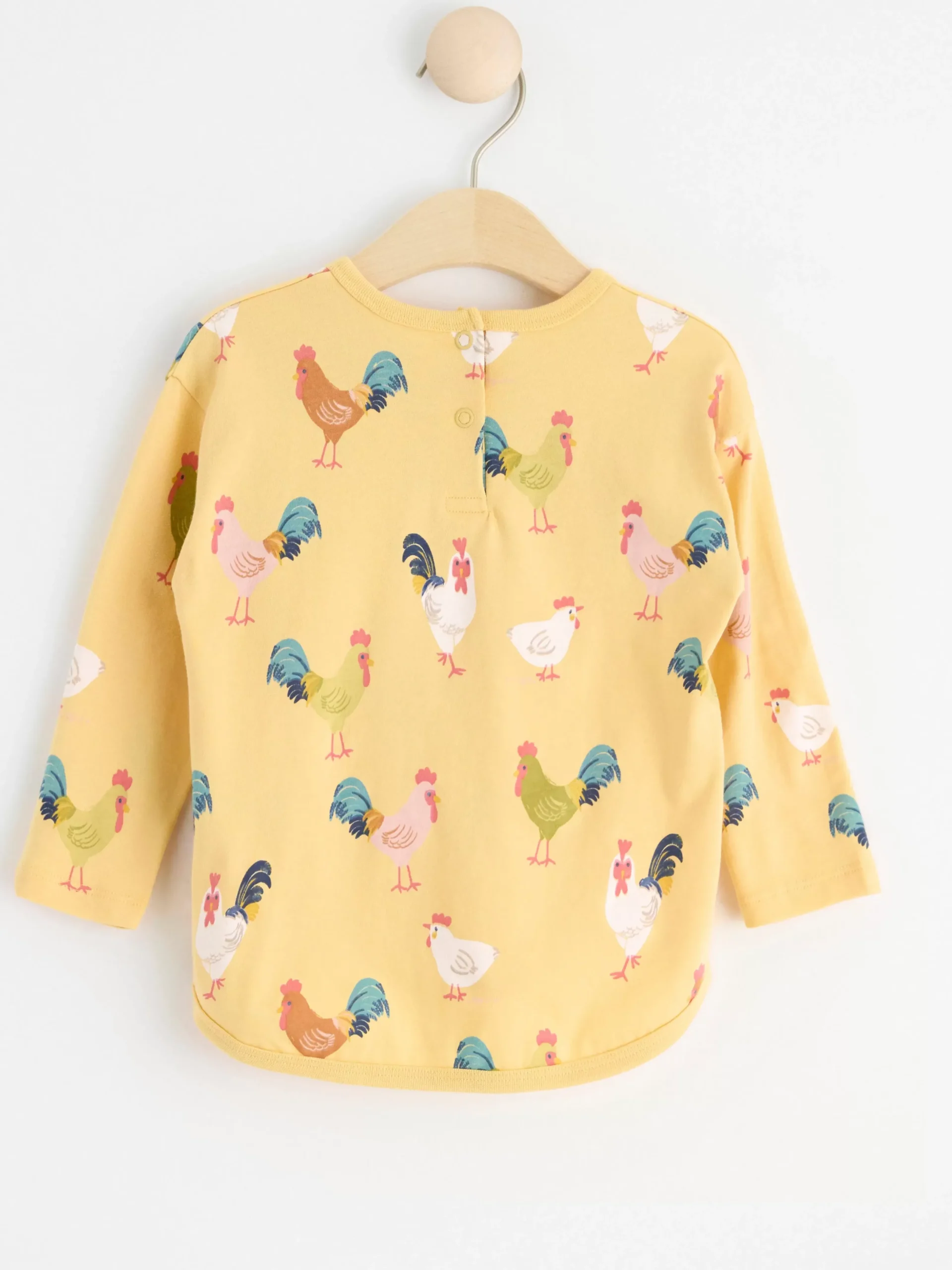Toppar & T-Shirts>Lindex Langarmad Topp Med Tuppar Light Dusty Yellow