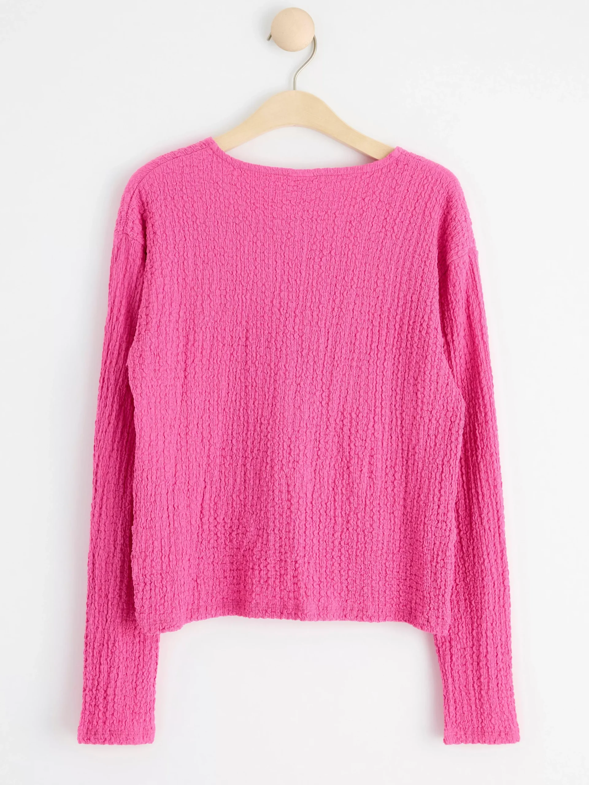 Toppar & T-Shirts>Lindex Langarmad Topp Med Vridning Pink