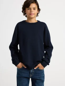 Tröjor & Cardigans>Lindex Langarmad Troja Dark Navy