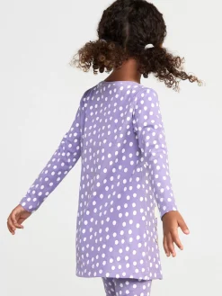 Toppar & T-Shirts>Lindex Langarmad Tunika Med Mumin Light Dusty Lilac