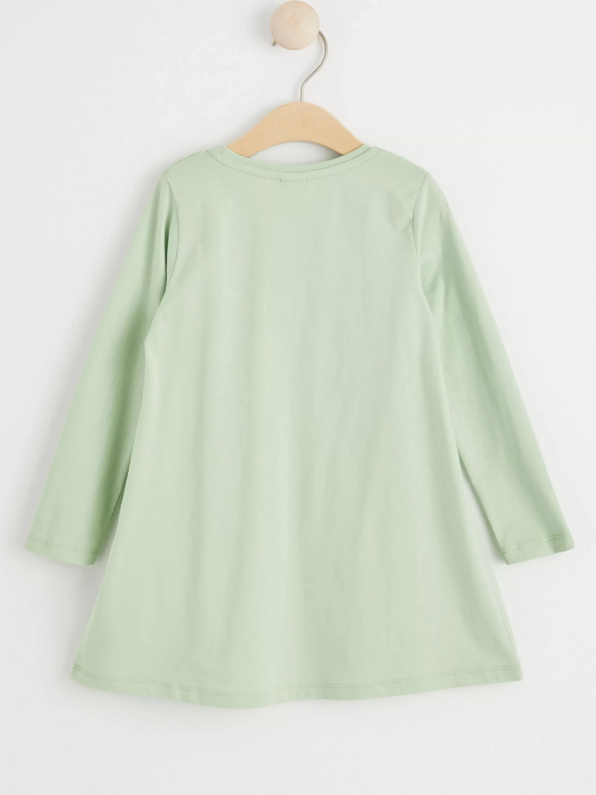 Klänningar>Lindex Langarmad Tunika Med Tryck Light Dusty Green