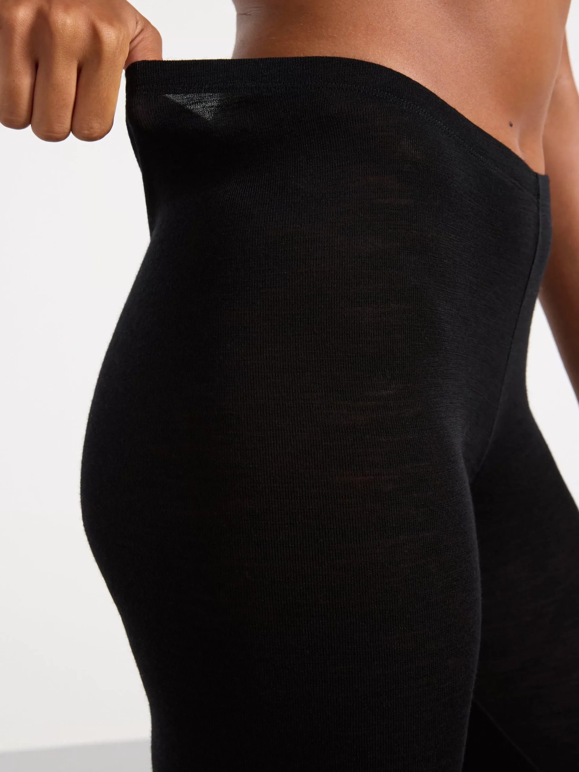 Leggings>Lindex Leggings I Merinoull Black