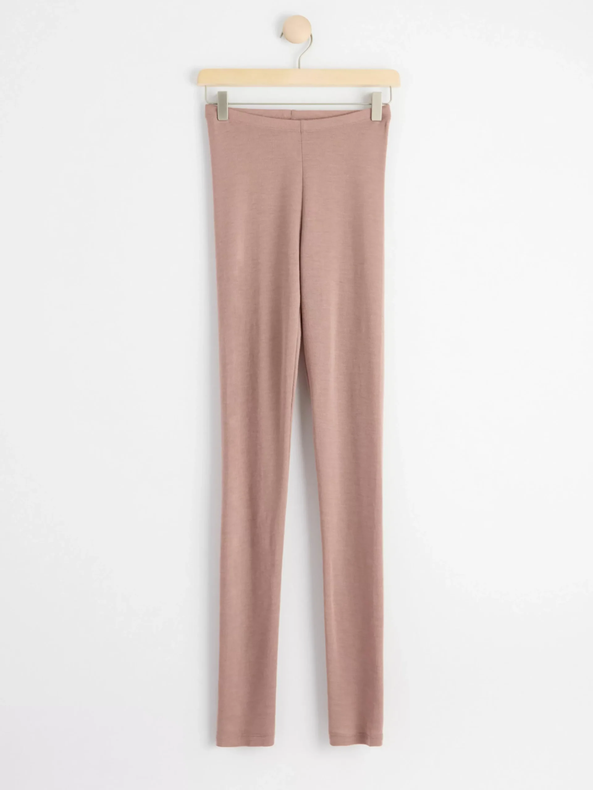 Leggings>Lindex Leggings I Merinoull Dark Dusty Pink