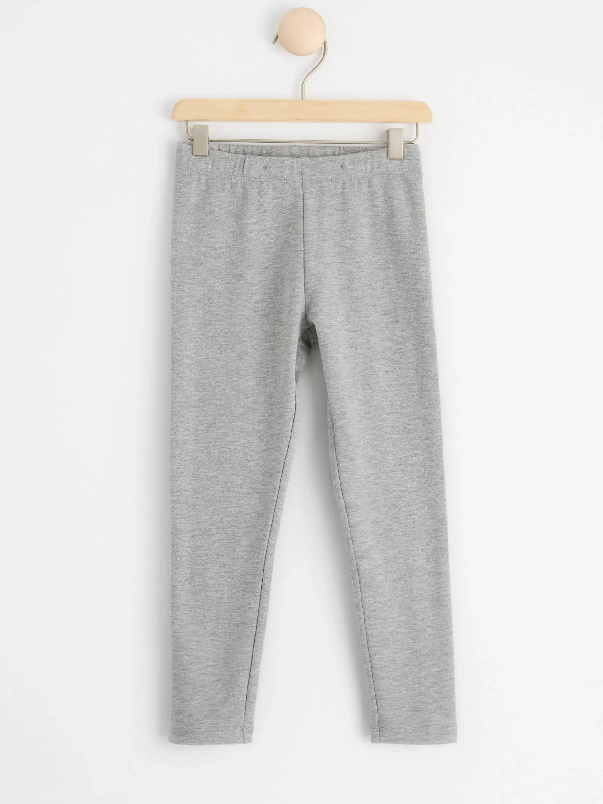 Byxor & Leggings>Lindex Leggings Med Borstad Insida Grey Melange