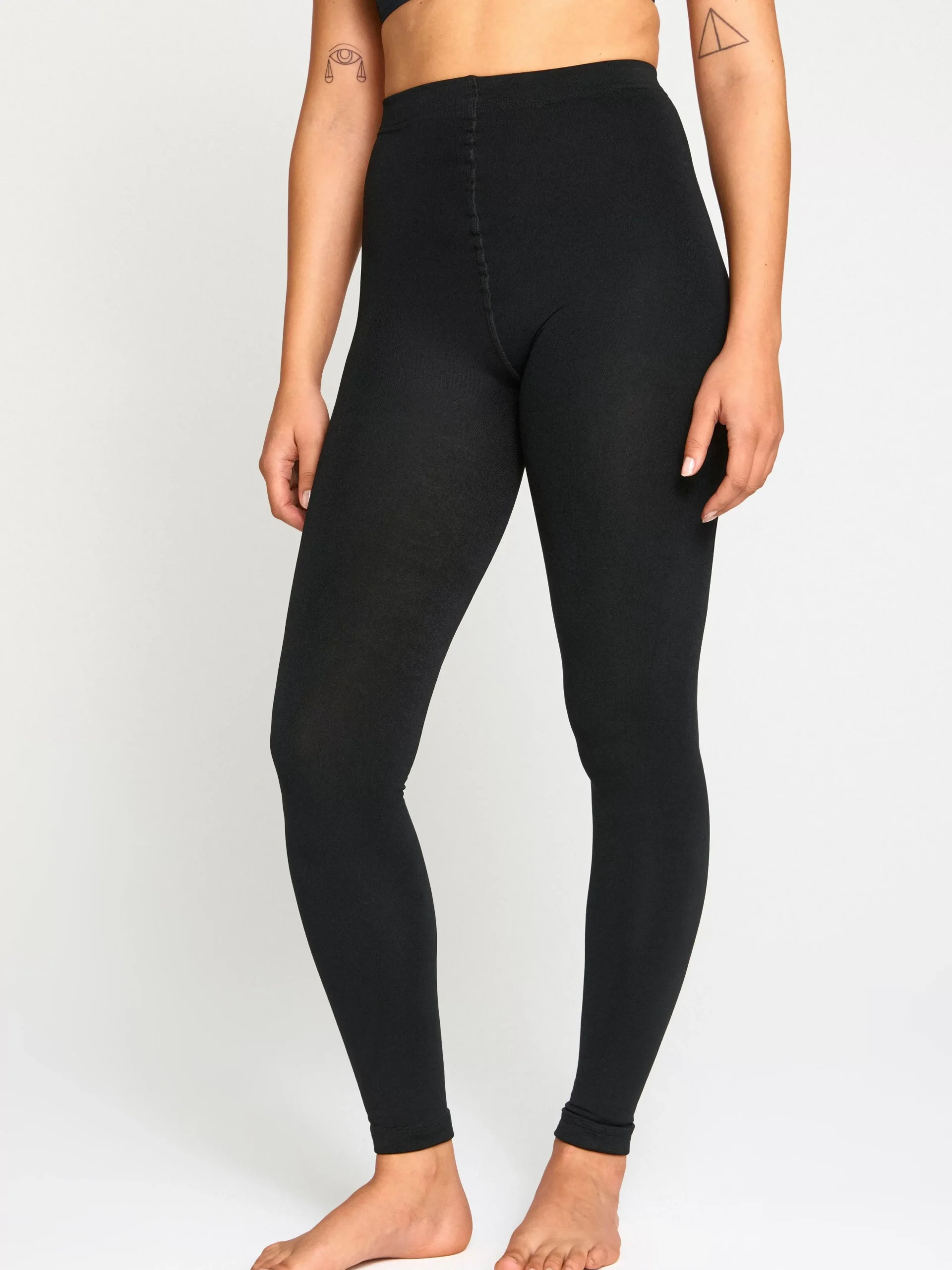 Strumpbyxor & Leggings>Lindex Leggings Med Borstad Insida Black
