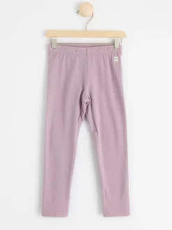 Byxor & Leggings>Lindex Leggings Med Borstad Insida Light Dusty Lilac