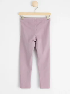 Byxor & Leggings>Lindex Leggings Med Borstad Insida Light Dusty Lilac