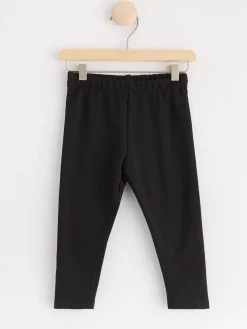 Byxor & Leggings>Lindex Leggings Med Borstad Insida Off Black
