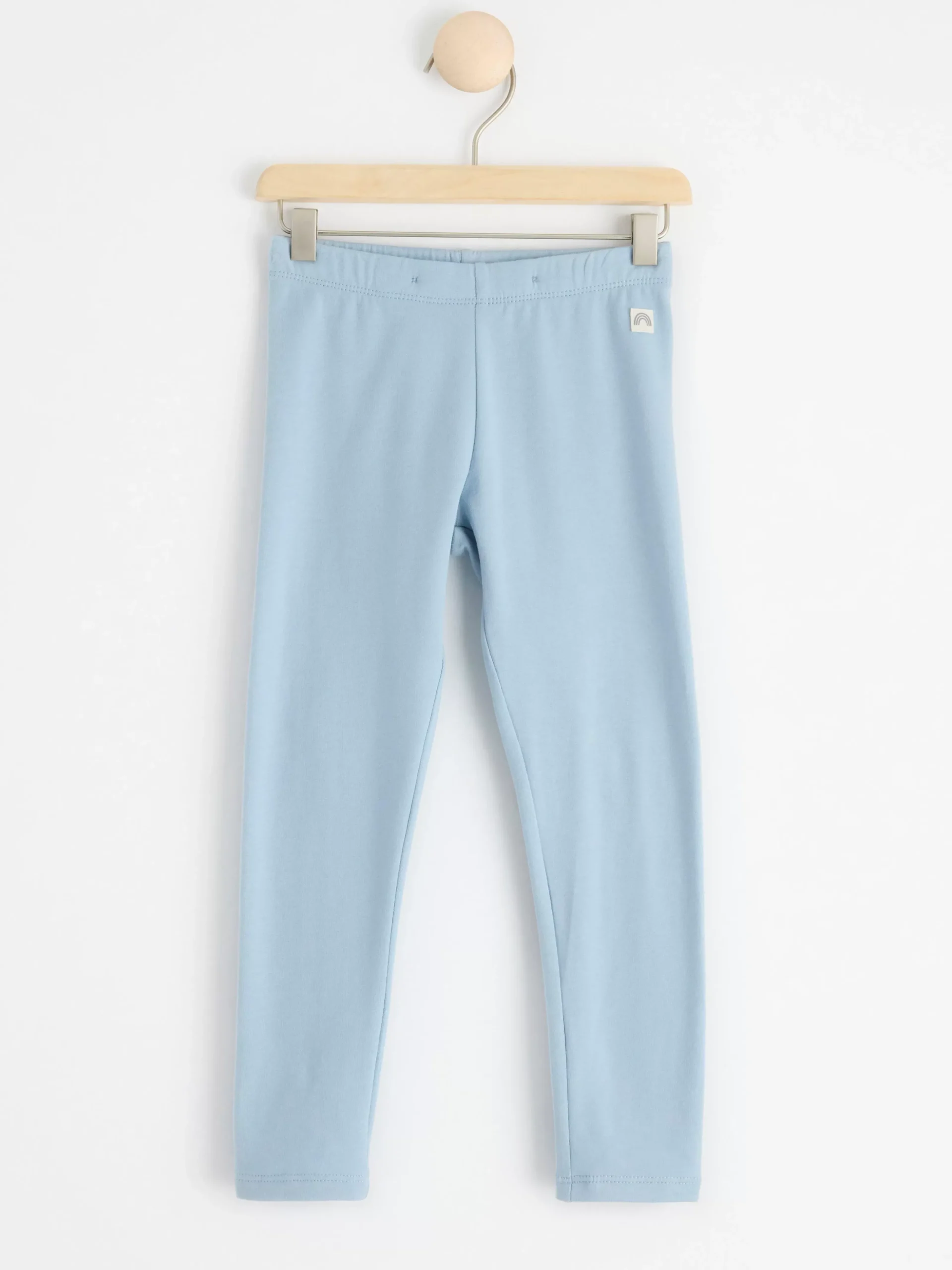 Byxor & Leggings>Lindex Leggings Med Borstad Insida Light Dusty Blue