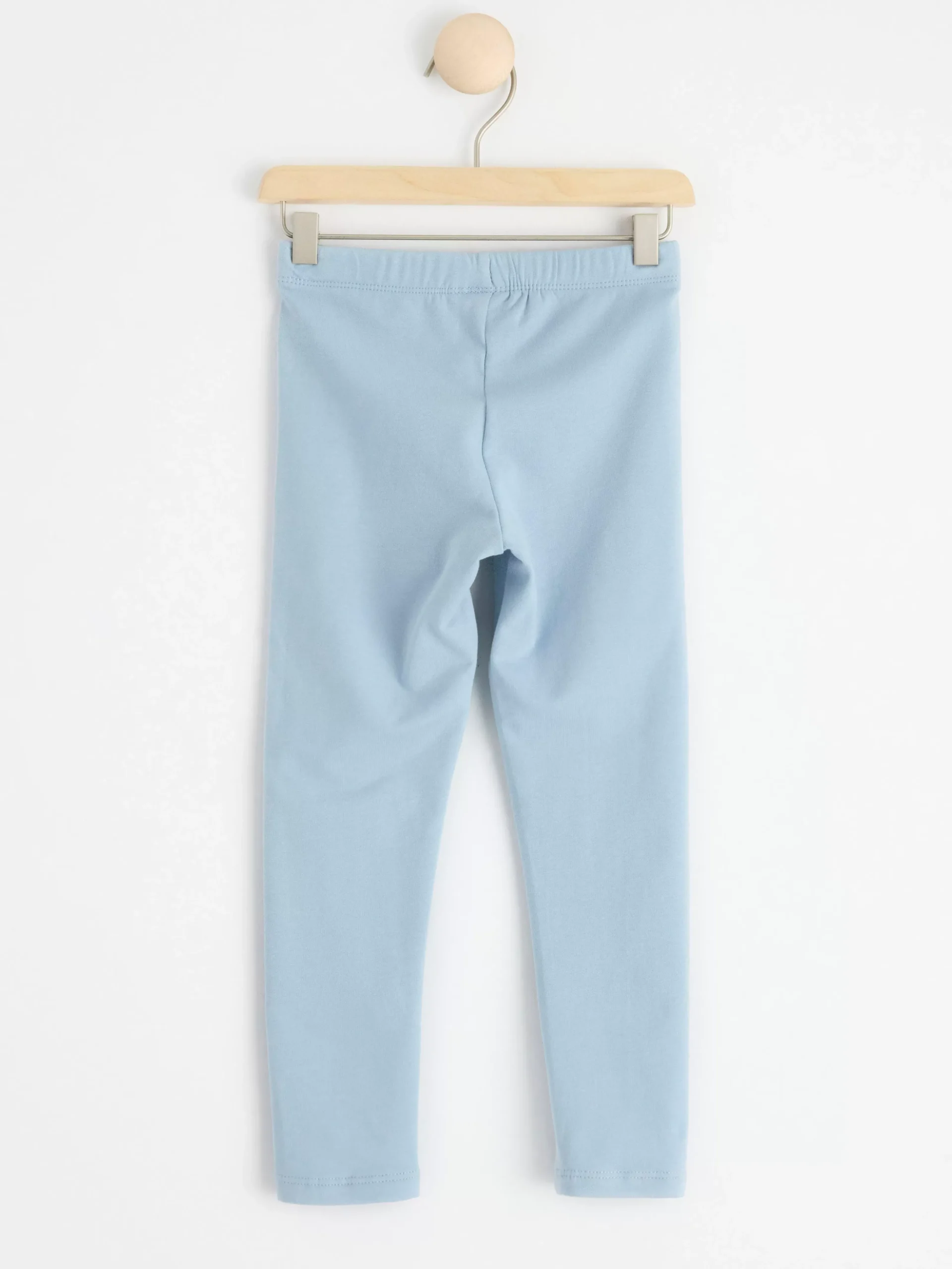 Byxor & Leggings>Lindex Leggings Med Borstad Insida Light Dusty Blue