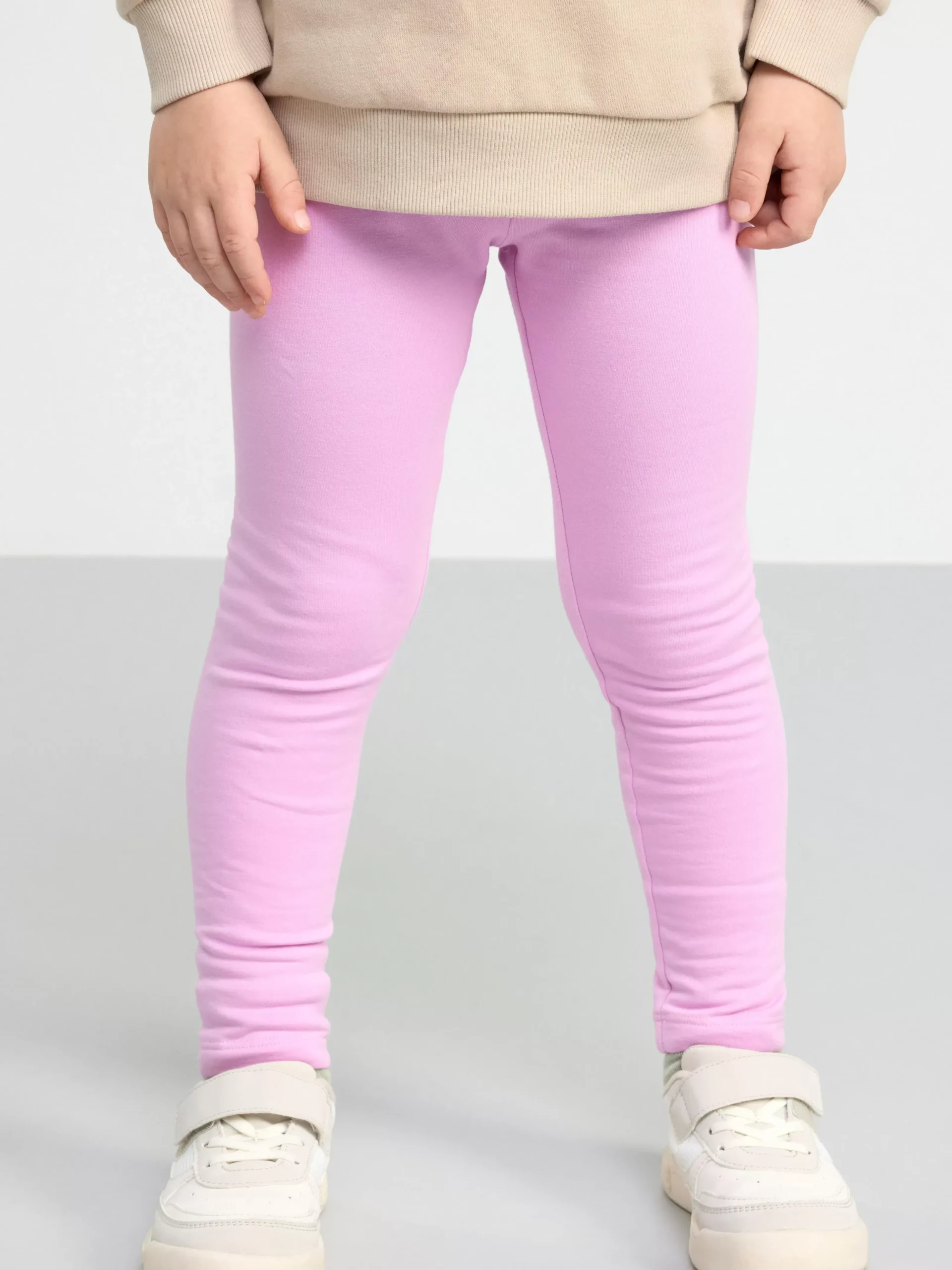 Byxor & Leggings>Lindex Leggings Med Borstad Insida Light Lilac