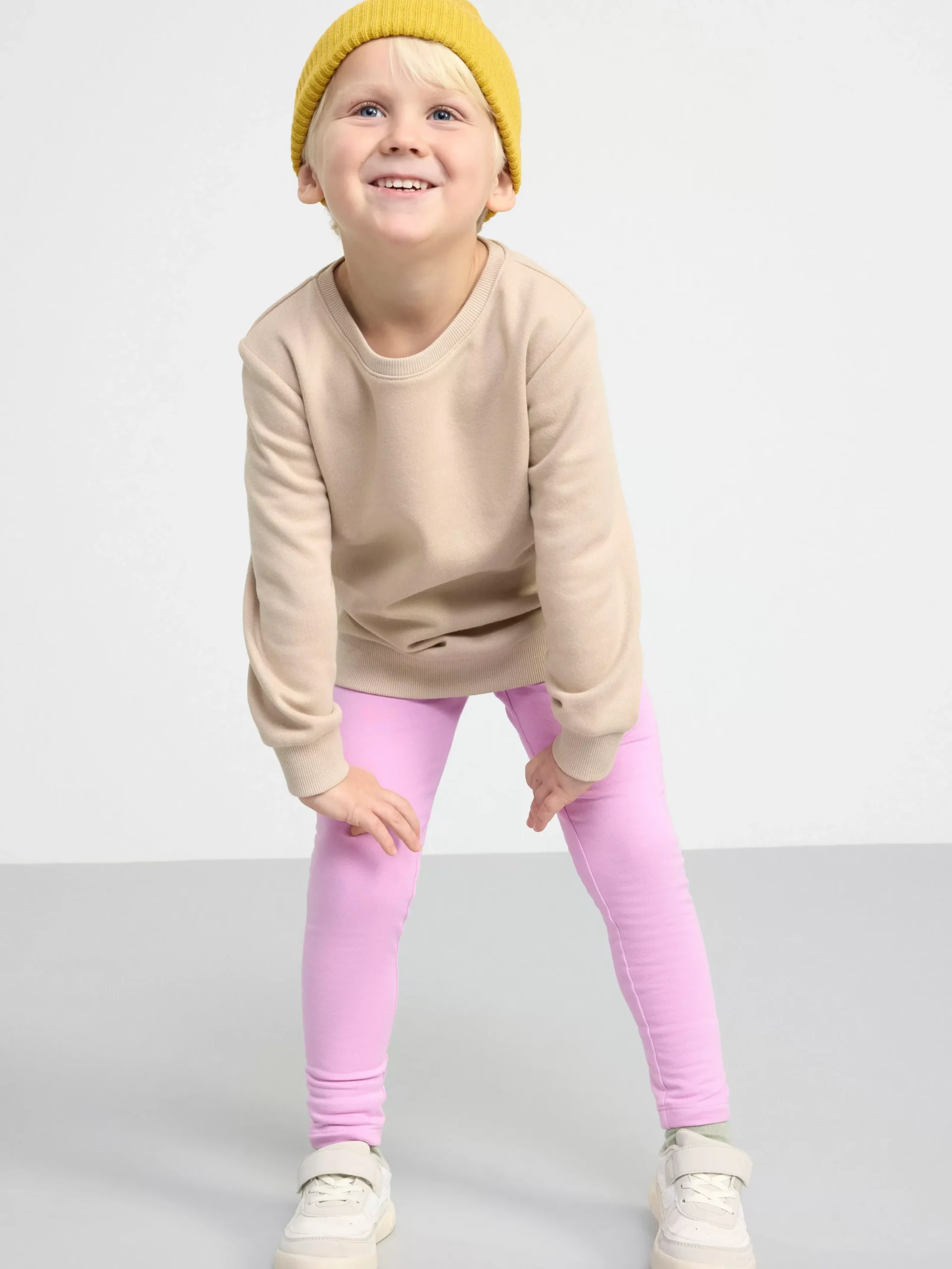 Byxor & Leggings>Lindex Leggings Med Borstad Insida Light Lilac