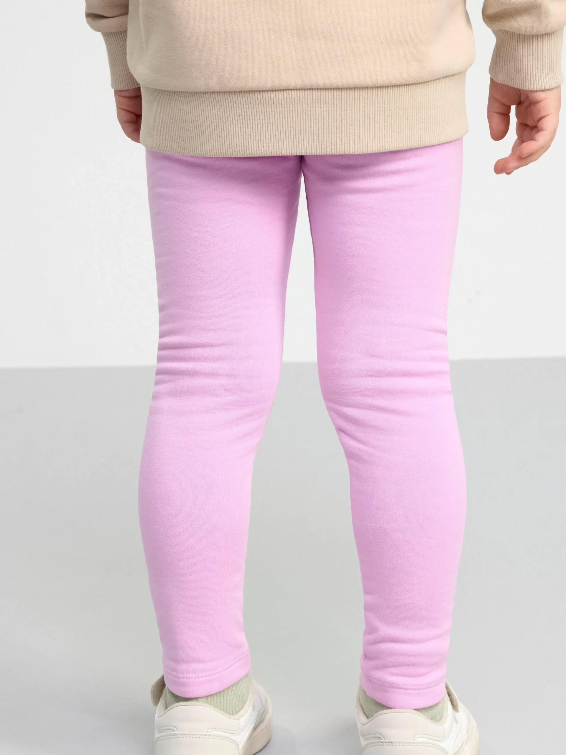 Byxor & Leggings>Lindex Leggings Med Borstad Insida Light Lilac