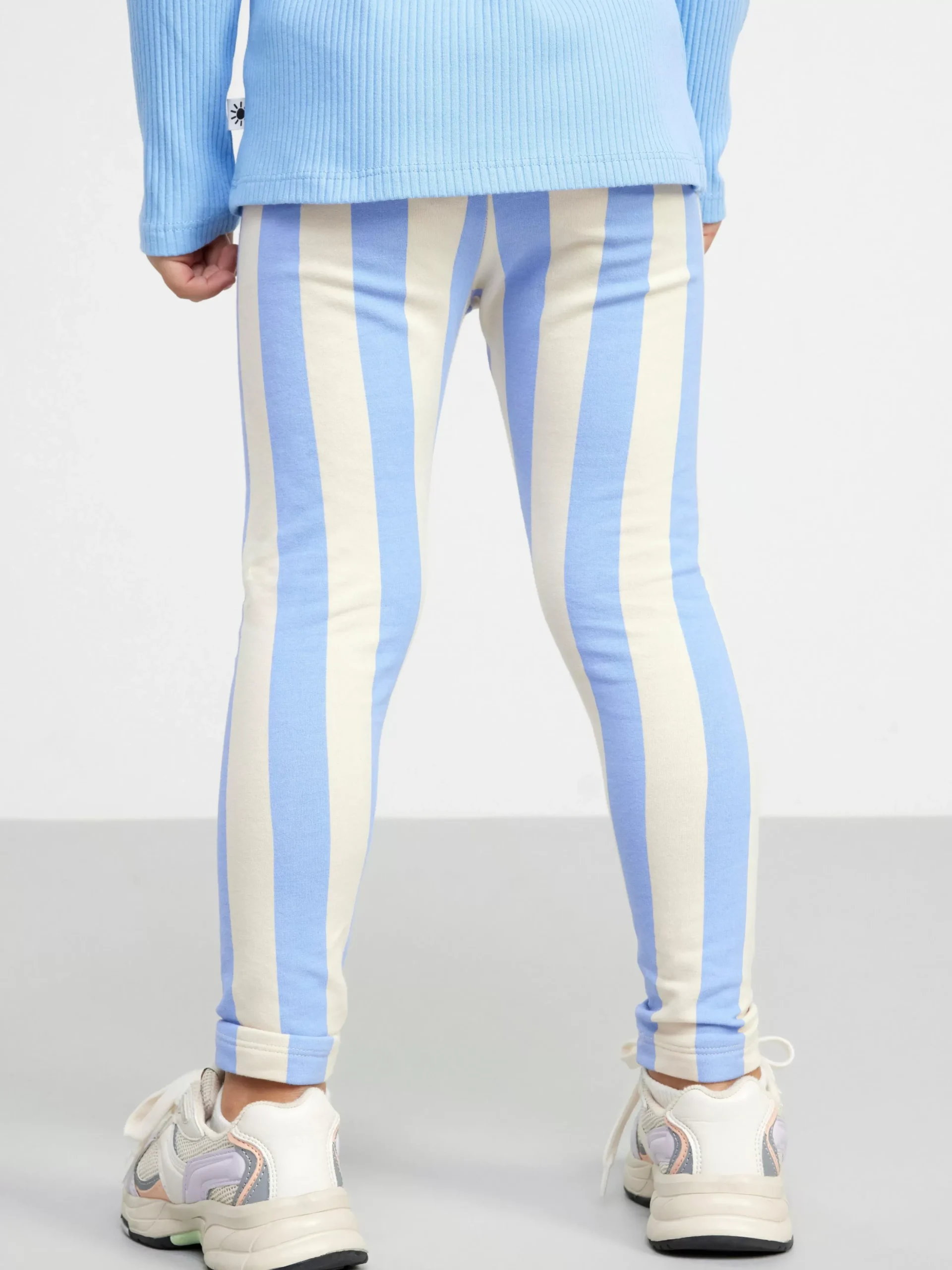 Byxor & Leggings>Lindex Leggings Med Borstad Insida Light Blue