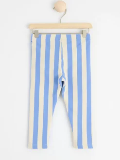 Byxor & Leggings>Lindex Leggings Med Borstad Insida Light Blue