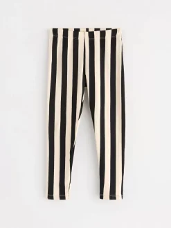 Byxor & Leggings>Lindex Leggings Med Borstad Insida Off Black