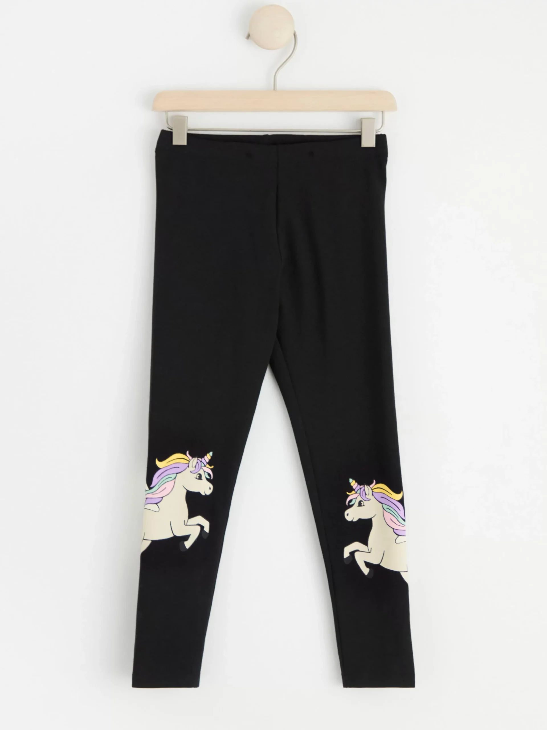 Byxor & Leggings>Lindex Leggings Med Enhorningar Black