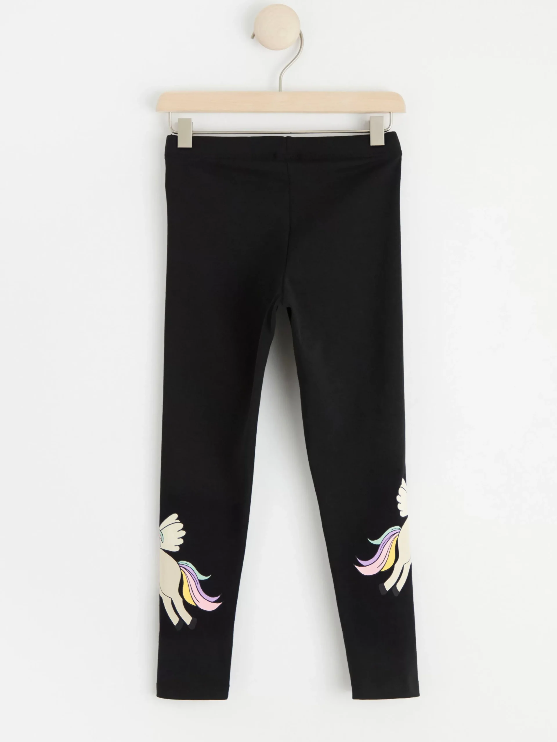 Byxor & Leggings>Lindex Leggings Med Enhorningar Black