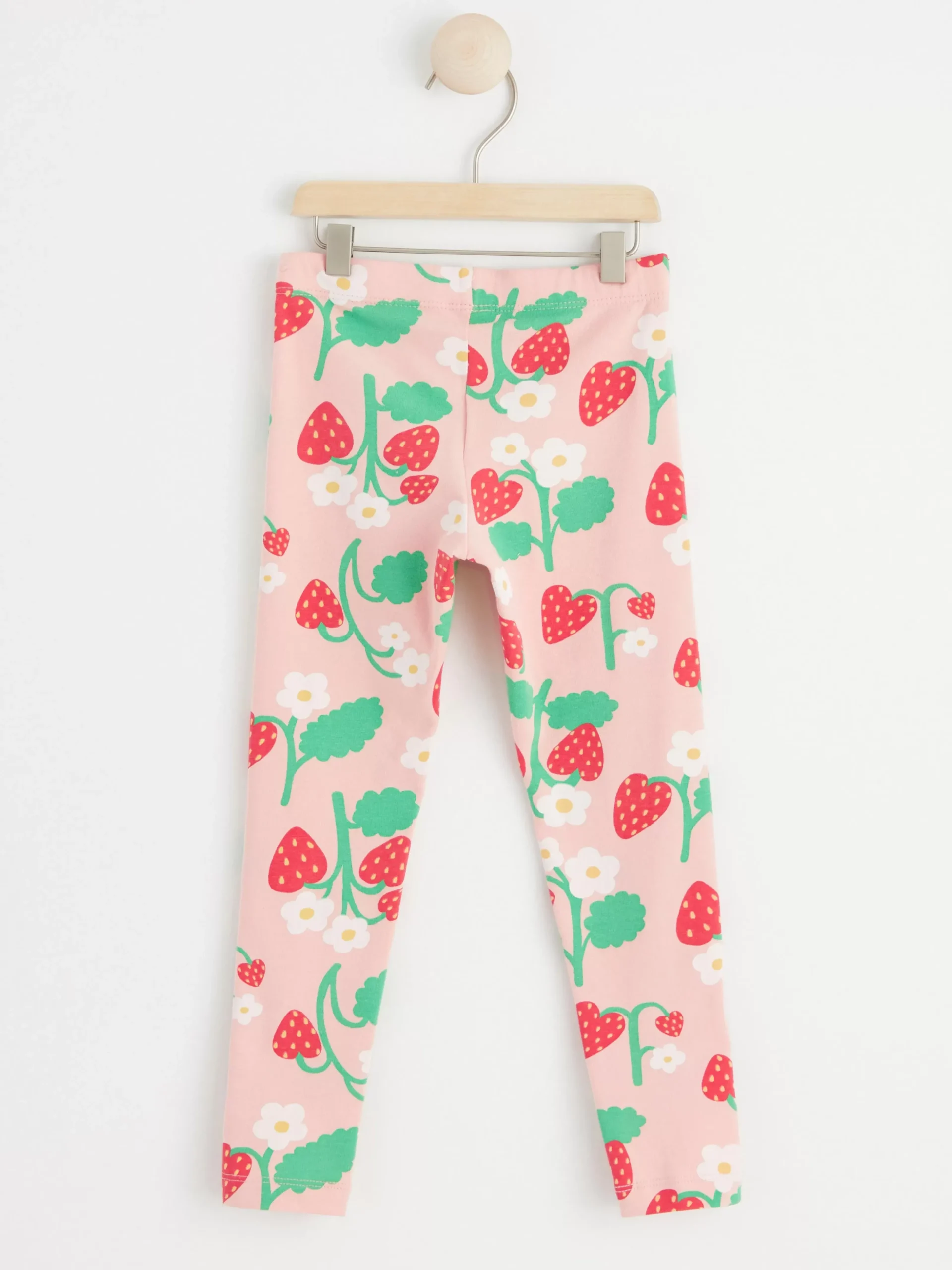 Byxor & Leggings>Lindex Leggings Med Jordgubbar Light Pink