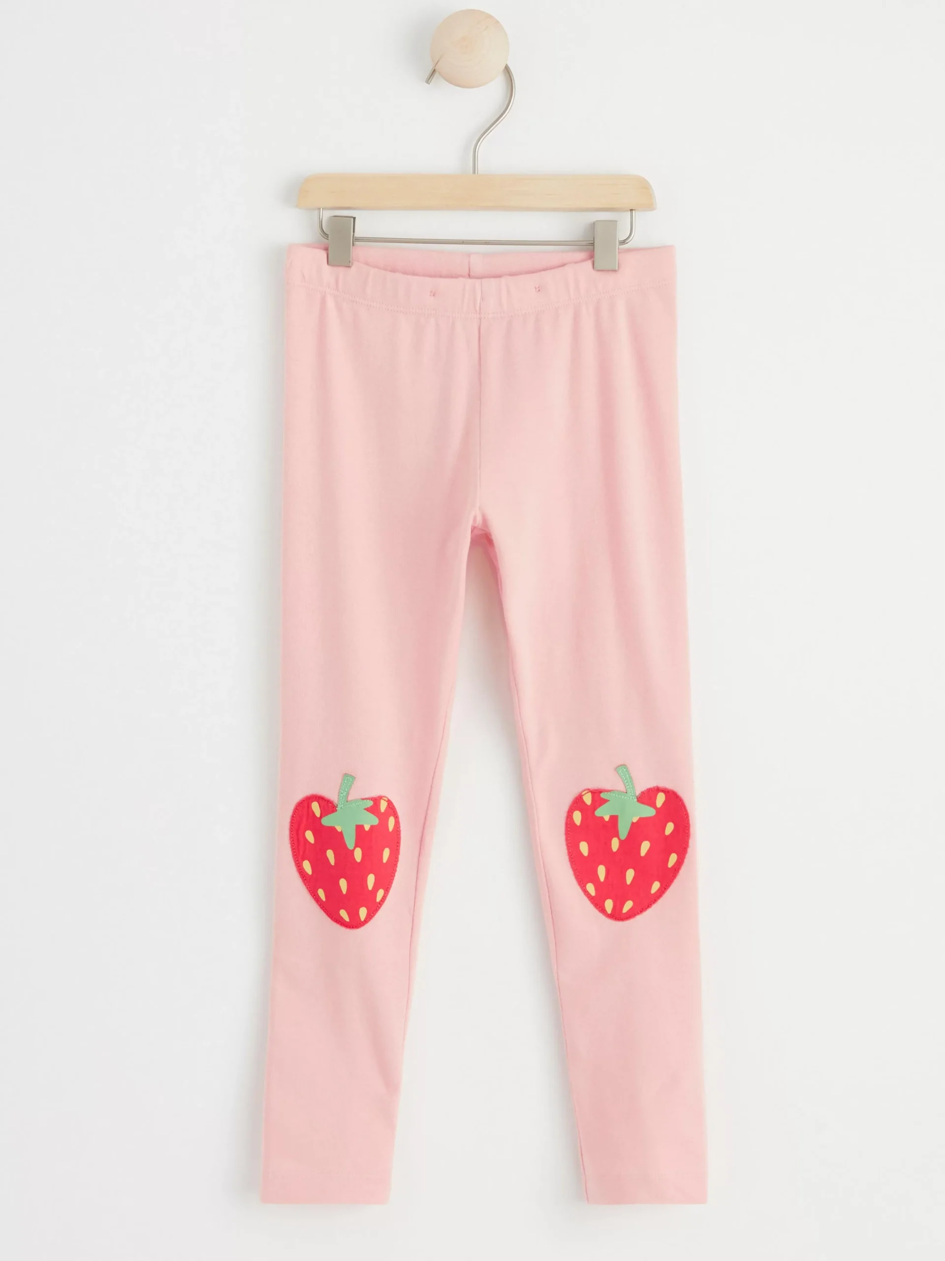 Byxor & Leggings>Lindex Leggings Med Jordgubbar Light Pink