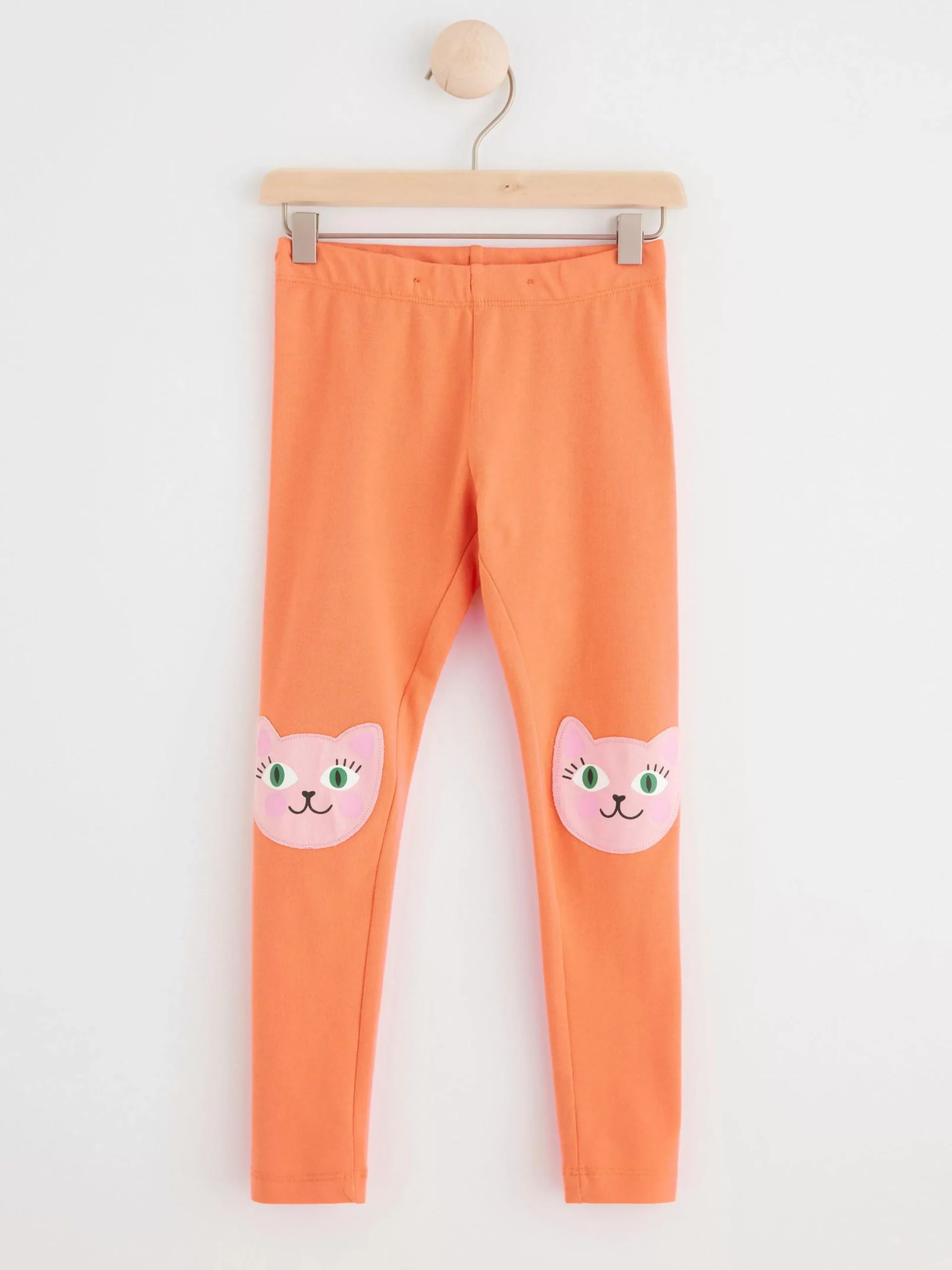 Byxor & Leggings>Lindex Leggings Med Katter Light Dusty Orange