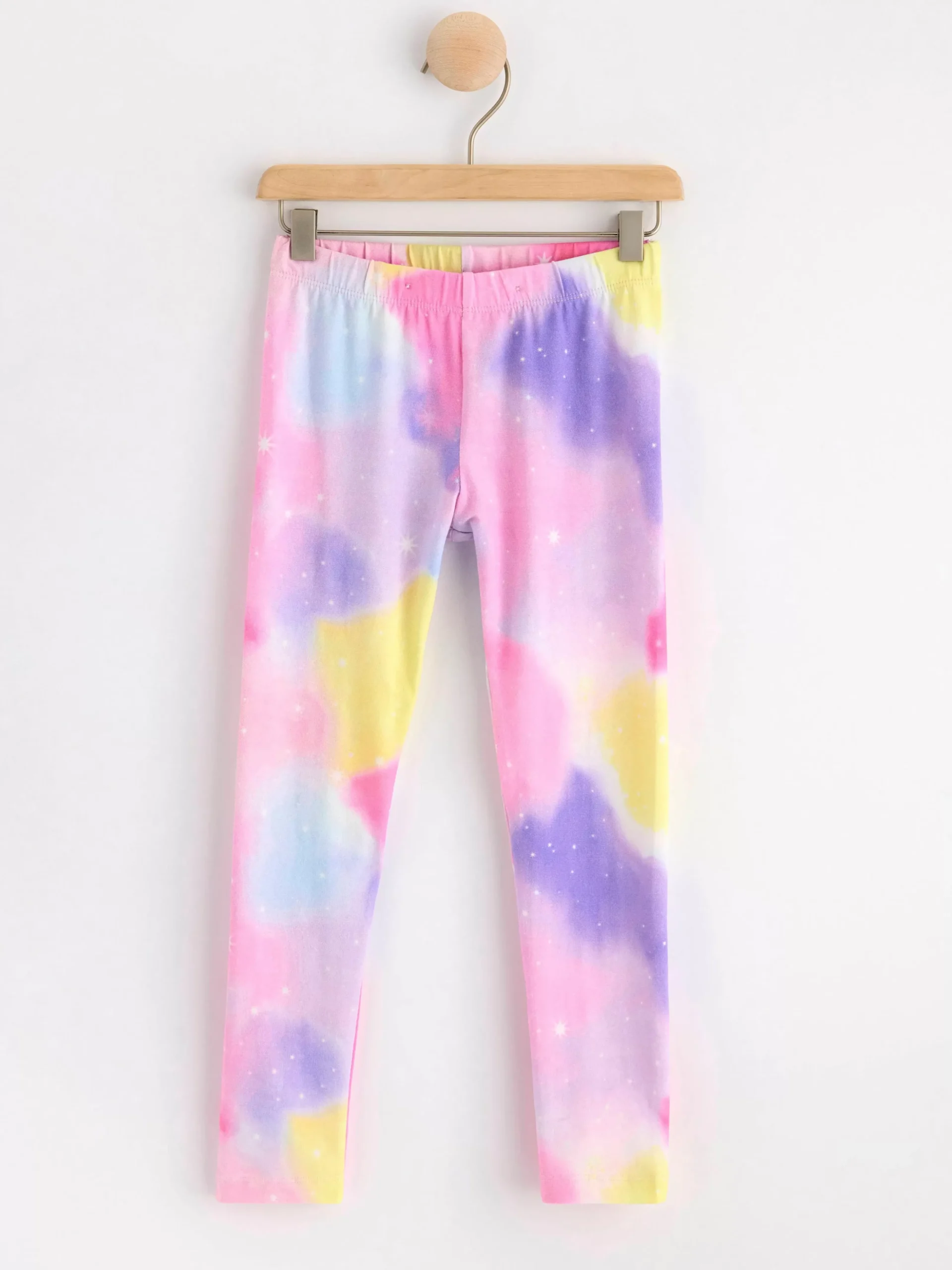 Byxor & Leggings>Lindex Leggings Med Regnbagsfarger Light Pink