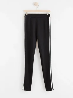 Byxor & Leggings>Lindex Leggings Med Revarer Black