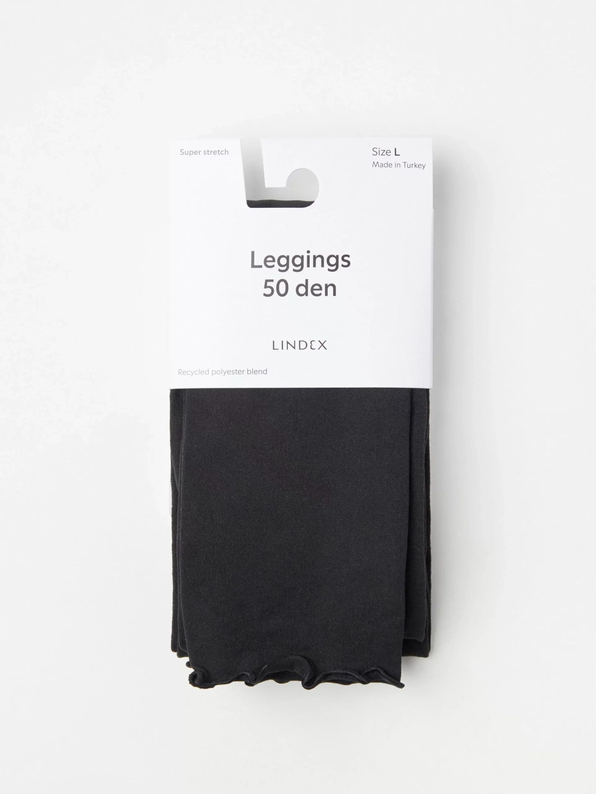 Strumpbyxor & Leggings>Lindex Leggings Med Tjockleken 50 Denier Med Matt Yta Och Spetskant Black