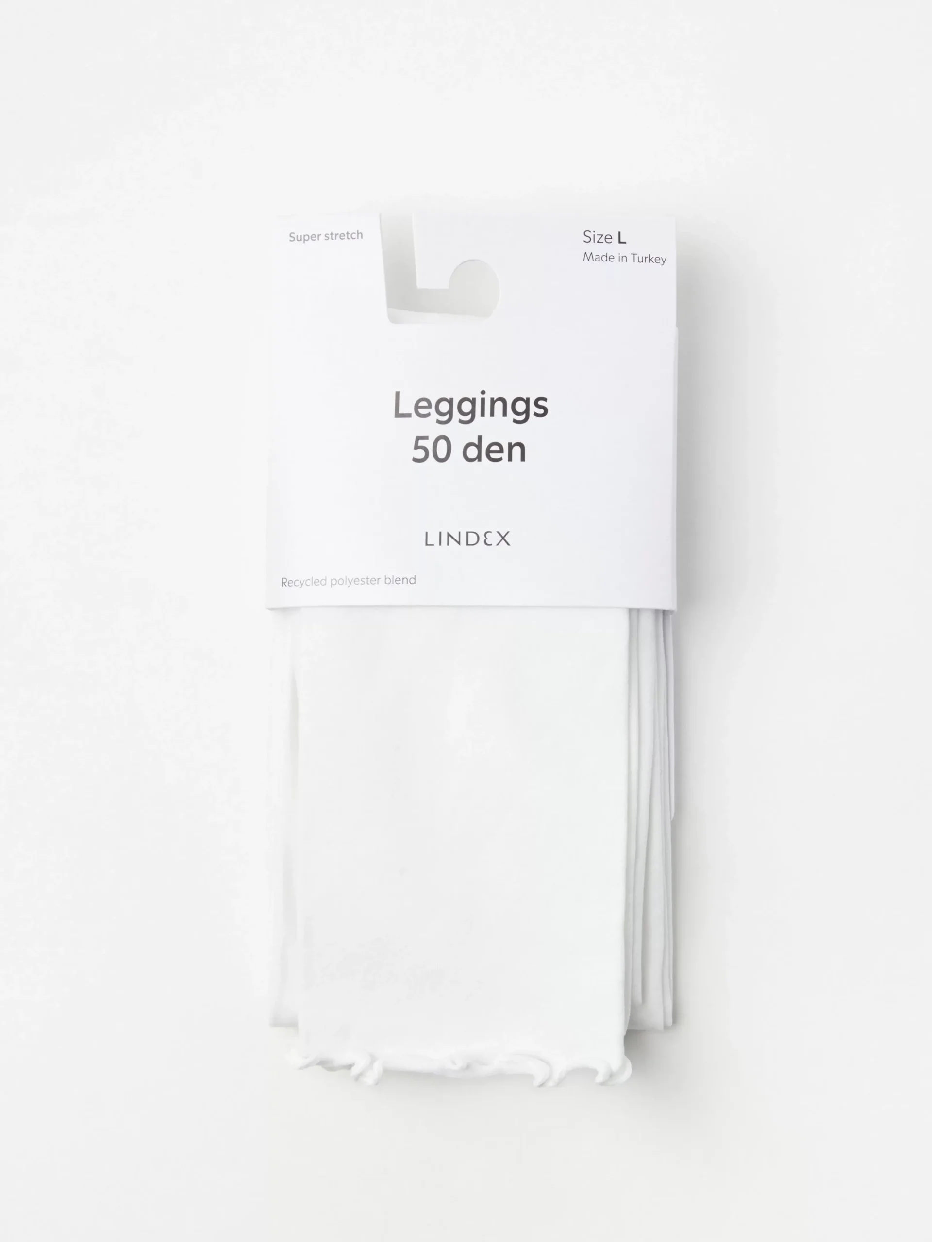 Strumpbyxor & Leggings>Lindex Leggings Med Tjockleken 50 Denier Med Matt Yta Och Spetskant White