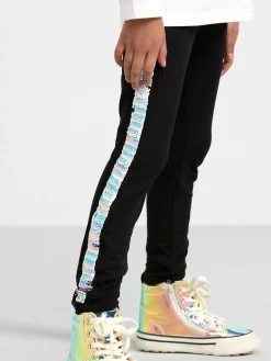 Byxor & Leggings>Lindex Leggings Med Vandbara Paljetter Black