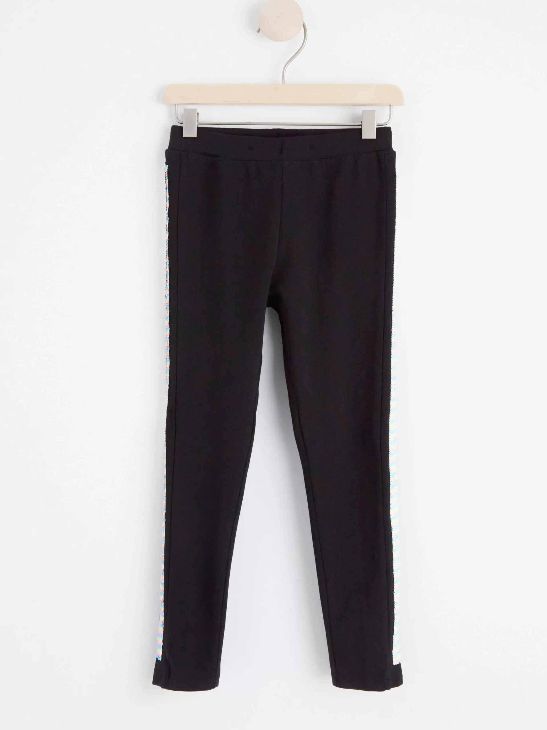 Byxor & Leggings>Lindex Leggings Med Vandbara Paljetter Black