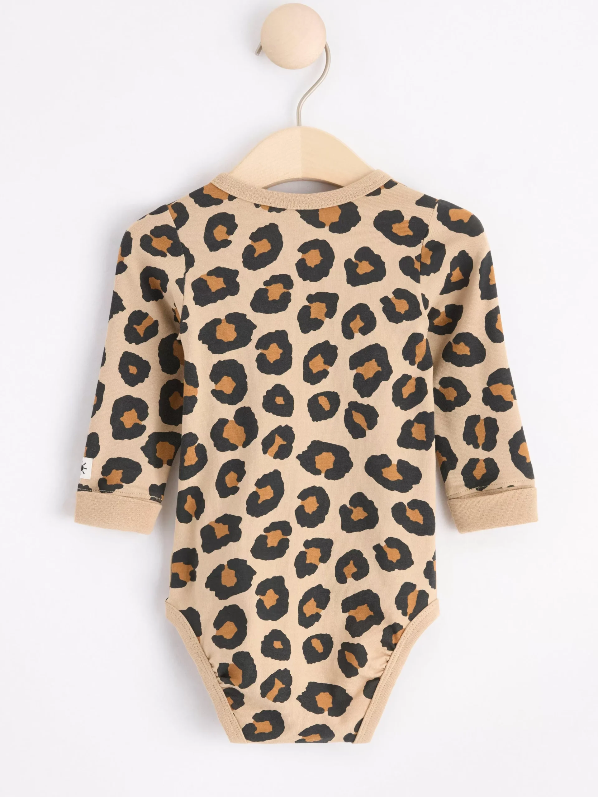 Bodies>Lindex Leopardmonstrad Omlottbody Beige