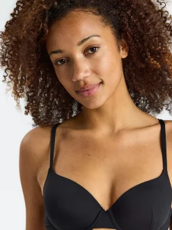 Badkläder>Lindex Lilja T-Shirt Bikini Bh Black